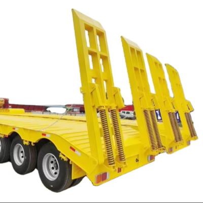 China FUWA/JOST/WOSHENG Landing Gear 50ton 60ton Hydraulic Gooseneck Lowboy Semi Trailer for sale