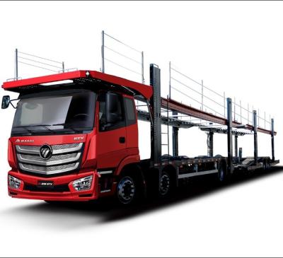 China 2024 3 Axle Double Deck 6-10 Unit Car Carrier Semi Trailer Truck Trailer Tire 12R22.5 for sale