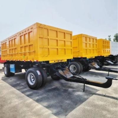 China 500mm Q345 Carbon Steel Main Beam 2-Axle Drawbar Trailer for Versatile Applications for sale