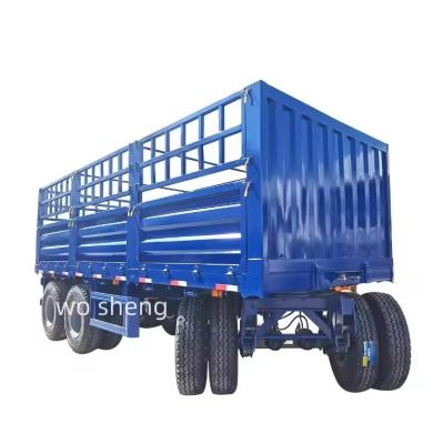 China 20-80 Tons Full Trailer Truck with Steel Material and Customizable Size 7600X2450X2500mm for sale