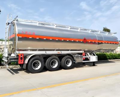 China Truck Trailer 20-60CBM Liquid Food Tank Semi Trailer with Air/Mechanical Suspension for sale