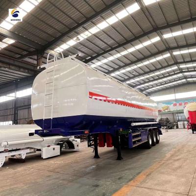 China Customized 2000L 60000L 3 Axles Fuel Tanker Gasoline/Kerosene/Diesel Tank Semi Trailer for sale