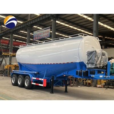 China V Type 3 Axles 45-60cbm Bulk Cement Tanker Semi Trailer for Dry Cement Transportation for sale