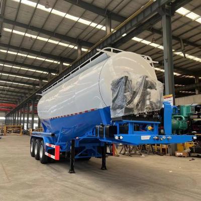 China Steel/Aluminum/Alloy 40-50ton V Type Bulk Cement Tank Fly Ash Cement Tanker Trailer for sale