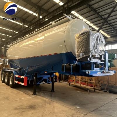 China V Type 3 Axles 45-60cbm Bulk Cement Tanker Semi Trailer for Large Capacity Transport for sale