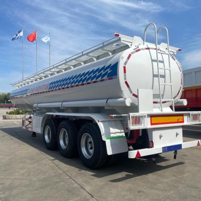 China Directly Sale 42/45cbm Stainless Steel Fuel Tank Semi Trailer and 11500x2500x3900mm for sale