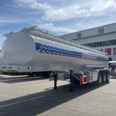 China Exporting 3 Axle Fuel Oil Tanker Semi Trailer with Max Payload 60000 kg and Rim 9.0-22.5 for sale