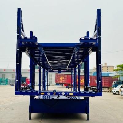 China 8 Car 17m Car Trailers Transport Hauler Car Carrier Semi Trailer For Russia Market for sale