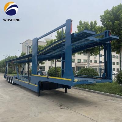 China High Capacity Double Floor Semi Truck Trailer for SUV ORV CUV MPV Transportation for sale