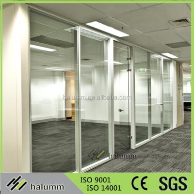 China Used Aluminum Frameless Office Wall Partition Wall Partition Good Quality European Style Cheap Office Partition for sale