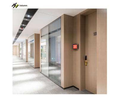 China Removable Soundproof Steel Frame Panel Office Partition Wall Assemble And Quick Installation Eco - Friendly for sale