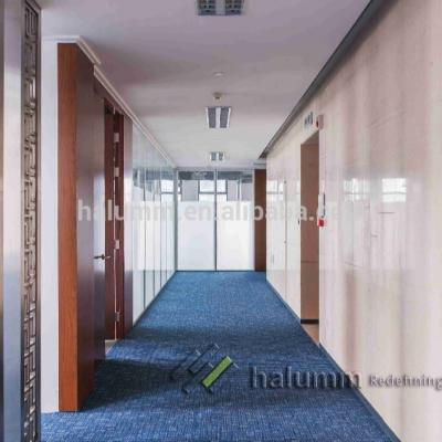 China Commercial Furniture Hallumm Wall Decorative Lobby Partition Panel Removable Office Partition Design for sale