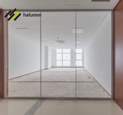 China Band And Eco - Friendly Double Glass Wall Partition Room Divider High Quality for sale