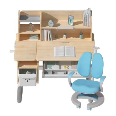 China IGROW Ergonomic Kids Ergonomic Children Study Desk Child Study Table Table and Chair Set Combination Desk and Kids Chair for sale