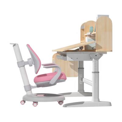 China IGROW Ergonomic Wooden Kids Study Desk Table Chair Kids Table and Chair Kids Furniture and Chair Set for sale