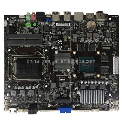 China All In One PC Intel 6th/7th Corei7/Corei5/Corei3 CPU GTX 1050 4 SATA All In One PC Motherboard for sale