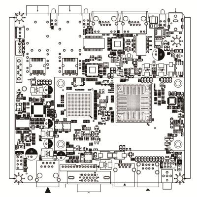 China Firewall smart server security fiber optic ZA-19L2G2 motherboard for sale