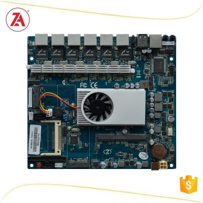 China ZA-D525N6 DDR3 Smart Security Workstation Network Security Firewall Router 6 Ethernet Ports Motherboard for sale