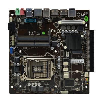 China Mini ITX H110 Discrete Independent Graphics Card Support LVDS/VGA/HD Motherboard Support Side Plug For All In One PC for sale