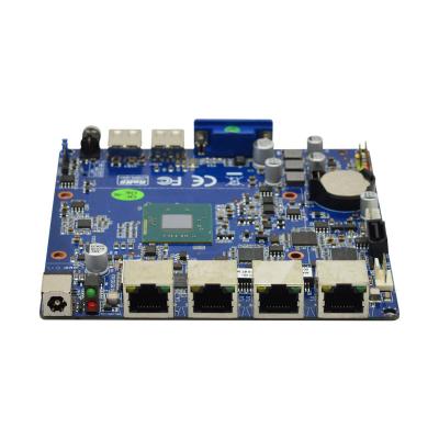 China Multi Lan Port Mini Pfsense Linux Port Core Intel J1900 2.0GHz/Quad Security Nano Computer Firewall Smart Motherboard 4 for sale