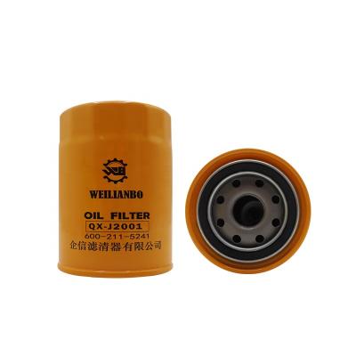 China Crawler Excavator QX-J2001 Excavator Engine Parts Return Oil Filter For Excavator Oil Filters 600-211-5241 1R0734 for sale