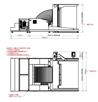 China 1450*1050mm Paper Sheet Pile Turner Machine Automatic Flipping VEI-145A for sale