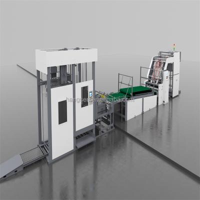 China Automatic Servo Motor Litho Flute Laminator Machine Flip Flop Stacker for sale