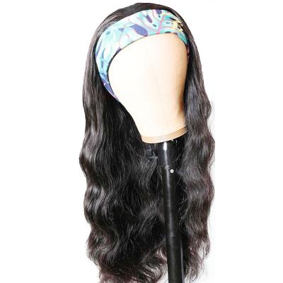 China African High Temperature High Temperature Silk Deep Wave Wig Headband Fiber Wig Kinky Wig Headwear for sale