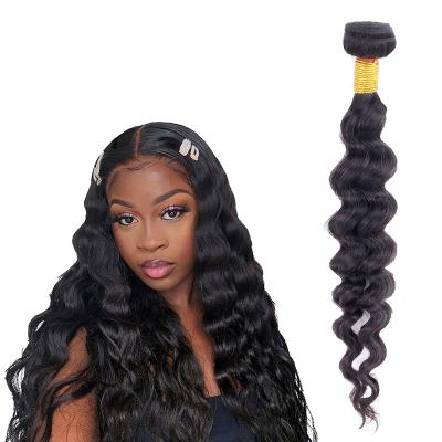 China High Quality Loose Deep Wave Wavy Hair Bundles Full Lace Hair Wig Hair Extension Vendors for sale