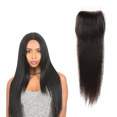 China Straight Unprocessed Virgin Brazilian Hair Bundles Raw Cuticle Aligned Hair Bundles With Lace Closure Virgin Hair for sale