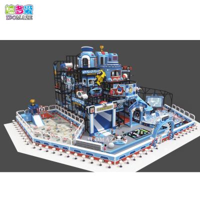 China safe & Custom Indoor Environmental Protection Material Funny Kids Theme Parks Game Toddler Ground Inflatable Playground for sale