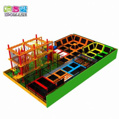 China With Guangzhou factory price amusement protective net playground for kids adult indoor trampoline park for sale