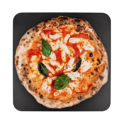 China Professional viable pizza stone made from heavy duty unbreakable thick steel baking stone for pizza and bread for sale