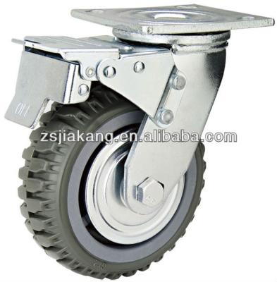 China Heavy Duty Swivel/Fixed/Brake PVC Swivel Wheels For Trailers for sale