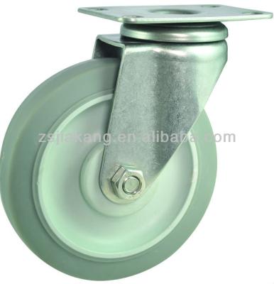 China TPR Stainless Steel Swivel Caster Wheel, Plastic Rubber Caster for sale