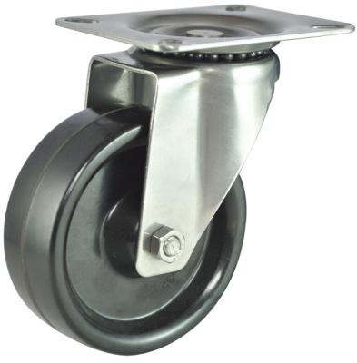 China High Temperature Industrial Swivel / Fixed / Brake Caster Wheel , Industrial Caster Wheel for sale