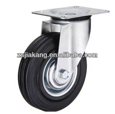 China industrial trolley wheels, industrial rubber caster, industrial casters I003.S.R.100 for sale