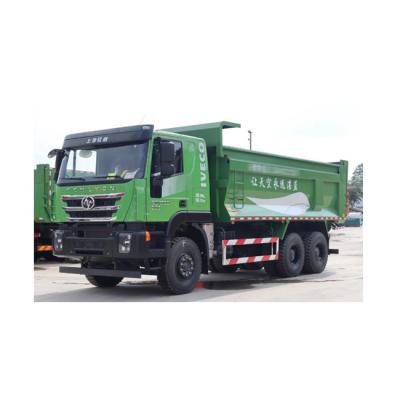 China Italy Tech 6x4 340hp Iveoco Genlyon Dump Tipper Truck > 8L for sale