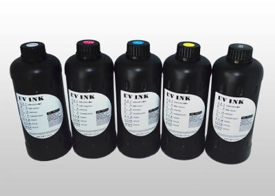 China CMYK and White Colors UV Glass Printing Inks For Ricoh Industrial Print Head for sale