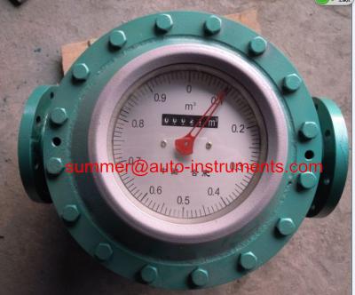 China Digital Aluminum Oval Gear Flow Meter for Diesel Petrol made in China for sale