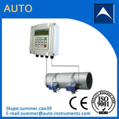 China Separate Fixed Ultrasonic Flow Meter Used For All Liquid With Low Cost Made In China for sale