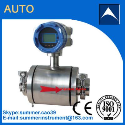 China China cheap Clamp Type Digital Magnetic Flow Meter for Water Treatment for sale