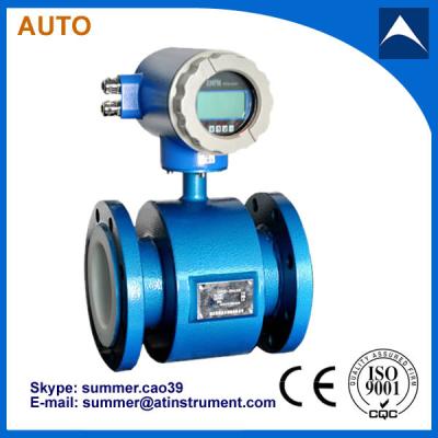 China Digital electromagnetic sewage flow meter pulse output water flowmeter RS485 for sale