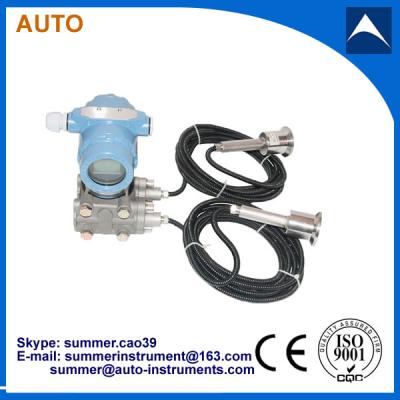 China Remote double clamp intelligent differential pressure transmitter for sale