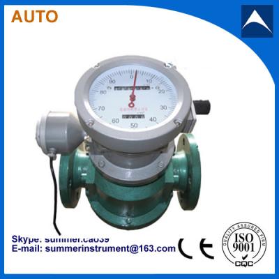 China Low cost oval gear flow meter used in crude oil| fuel oil made in China for sale