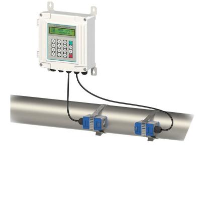 China 4-20mA DN32-DN1000mm China Wall Mounted Ultrasonic Water Flowmeter Price,Ultrasonic Flow Meter for sale