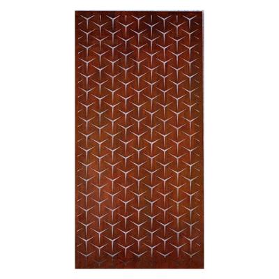 China Anti-corrosion Corten Steel Screens Outdoor Landscape Personalized Customization for sale