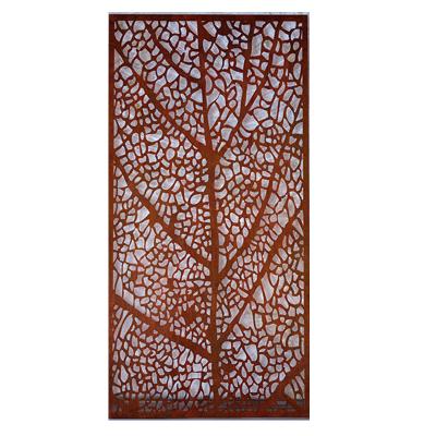 China Traditional Chinese Laser Cutting Screen Corten Steel Screen Corten Steel Partition Board for sale