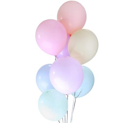 China Christmas Pastel Party Balloons 10 Inch Assorted Color 100pcs Latex Balloons Birthday Baby Shower Balloons for sale