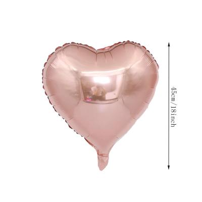 China Wedding Centerpiece Heart Balloons 12 PACKS Pink Valentines Day Balloons Party Decorations Wedding Birthday Love Foil Mylar Helium Balloon for sale